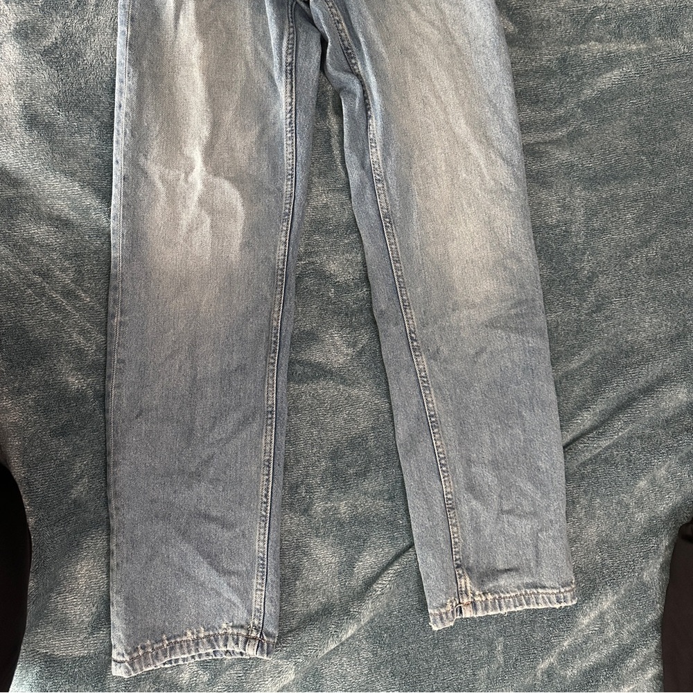 Zara Light Blue Denim Pants